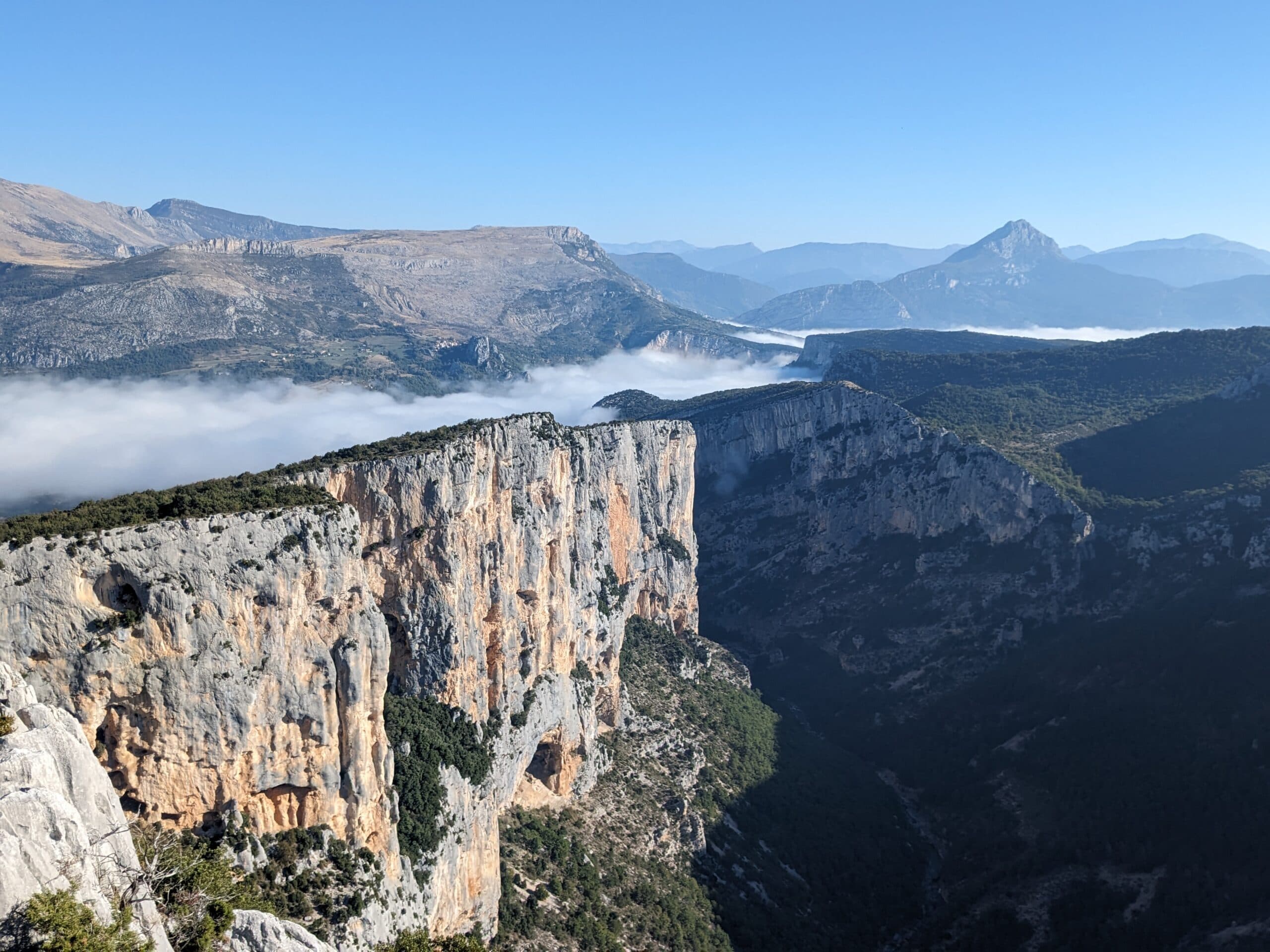 CR Sortie Roc14 / C13 dans les gorges du Verdon du 30 septembre au 7 octobre